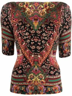 ETRO haut à motif en jacquard