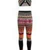 ETRO ensemble haut-legging à motif en jacquard