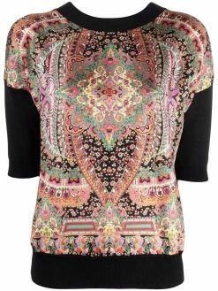 ETRO sweat à motif en jacquard