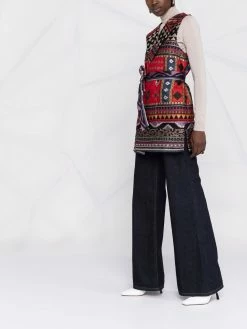 ETRO veste sans manches à motif en jacquard