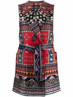 ETRO veste sans manches à motif en jacquard