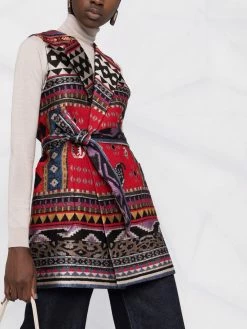 ETRO veste sans manches à motif en jacquard