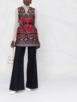 ETRO veste sans manches à motif en jacquard