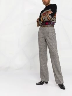 ETRO Pantalon de tailleur à carreaux Vendre pantalons de costume femme 13 ETRO pantalon de tailleur à carreaux