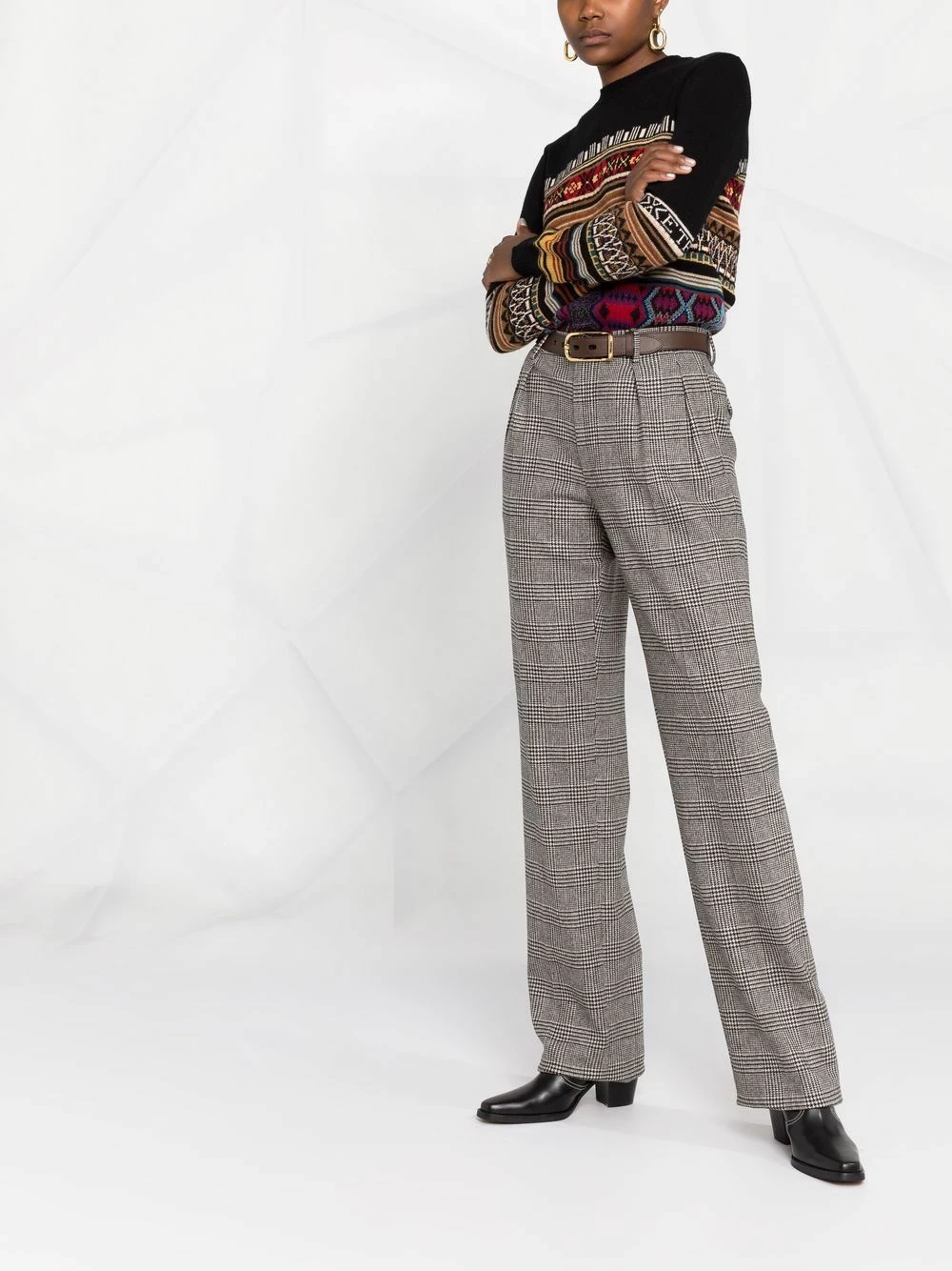 ETRO Pantalon de tailleur à carreaux Vendre pantalons de costume femme 6 ETRO pantalon de tailleur à carreaux