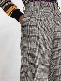 ETRO Pantalon de tailleur à carreaux Vendre pantalons de costume femme 12 ETRO pantalon de tailleur à carreaux