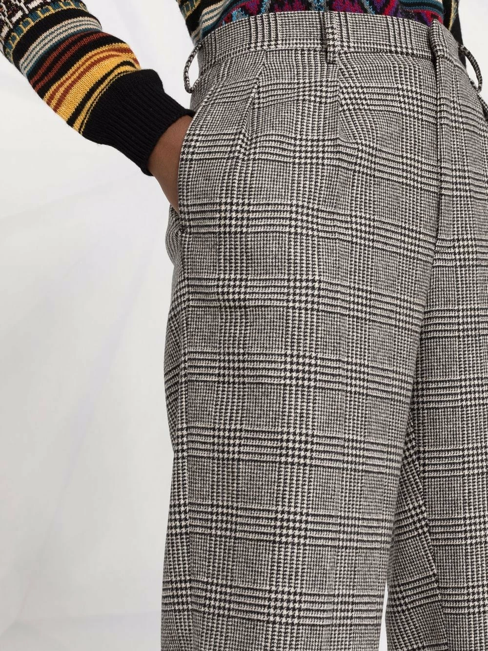 ETRO Pantalon de tailleur à carreaux Vendre pantalons de costume femme 5 ETRO pantalon de tailleur à carreaux