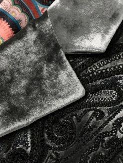 ETRO manteau en velours à motif cachemire