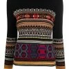 ETRO pull en maille intarsia