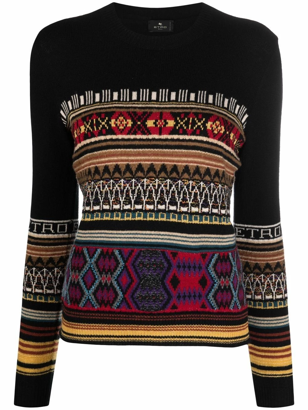 ETRO Bonne Qualité Pull en maille intarsia pulls femme 1 ETRO pull en maille intarsia