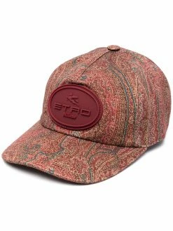 ETRO casquette Ă motif cachemire