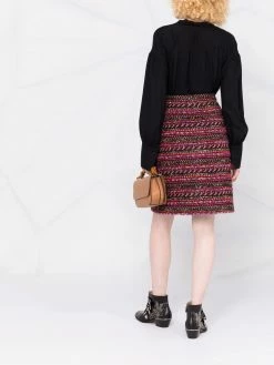 ETRO minijupe à motif en jacquard