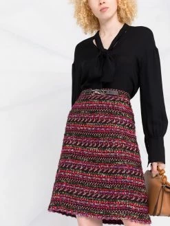 ETRO minijupe à motif en jacquard