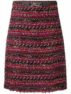 ETRO minijupe à motif en jacquard