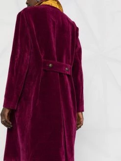 ETRO Qualité garantie 100% Manteau en velours à boutonnière croisée manteaux croisés & cabans femme 10 ETRO manteau en velours à boutonnière croisée