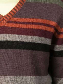 ETRO pull rayé à col v