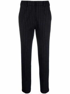 ETRO pantalon de tailleur slim à rayures