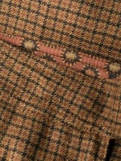 ETRO pantalon droit à carreaux