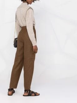 ETRO pantalon droit à carreaux