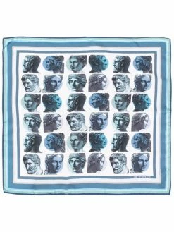 ETRO carré de poche imprimé en soie