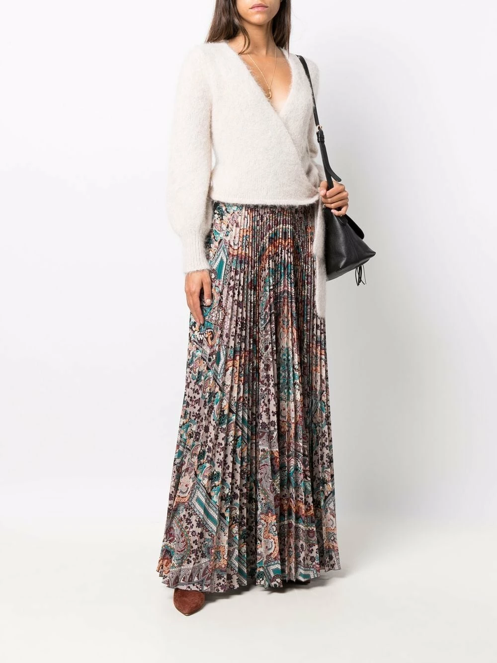 ETRO Jupe plissée à imprimé cachemire Prix Exclusifs jupes plissées femme 2 ETRO jupe plissée à imprimé cachemire