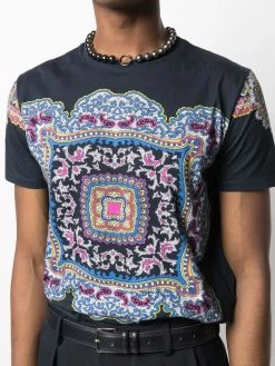 ETRO t-shirt à imprimé cachemire