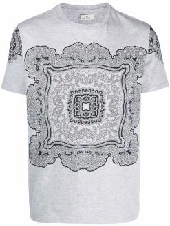 ETRO t-shirt à imprimé cachemire