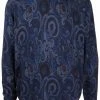 ETRO pull en maille à imprimé cachemire