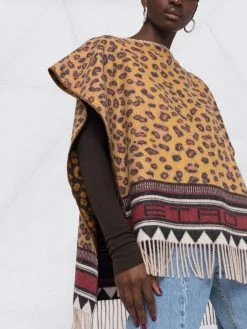 Rabais ETRO Poncho imprimé en cachemire capes & ponchos femme 10 ETRO poncho imprimé en cachemire