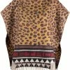 ETRO poncho imprimé en cachemire
