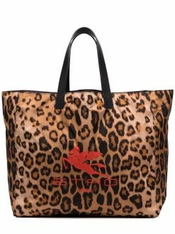 ETRO sac à main réversible à motif léopard