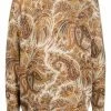 ETRO pull en maille à imprimé cachemire