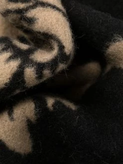 ETRO cape frangée à motif végétal