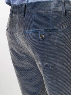 ETRO pantalon de costume Ribbed-Velvet