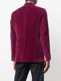 ETRO blazer à effet velours