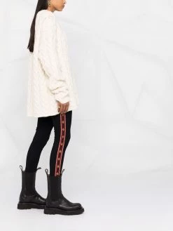 ETRO legging à détails brodés