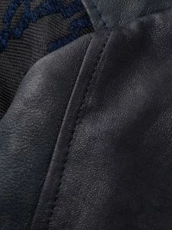 ETRO veste bomber en cuir Nappa à motif géométrique