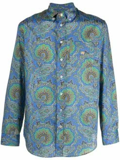 ETRO chemise à imprimé cachemire