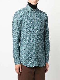 ETRO chemise boutonnée à broderies