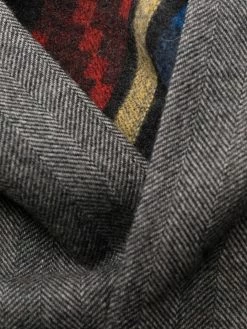 ETRO manteau en laine à simple boutonnage