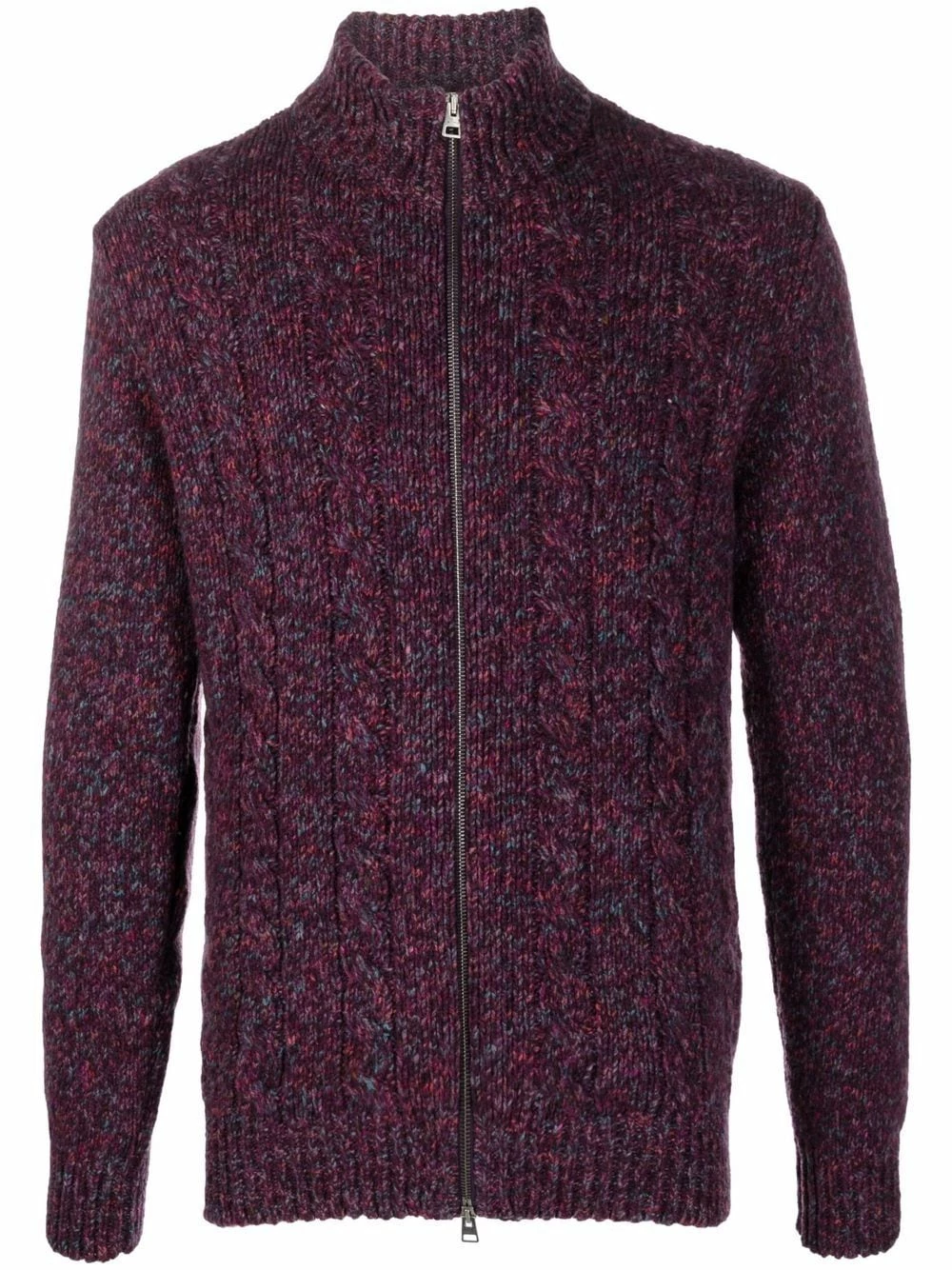 ETRO En promotion Cardigan zippé en maille torsadée cardigans homme 1 ETRO cardigan zippé en maille torsadée