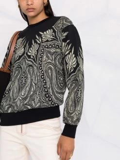 ETRO pull à fleurs