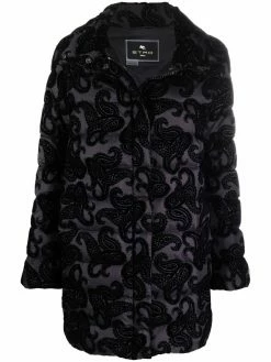 ETRO doudoune à motif cachemire