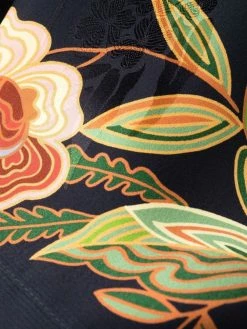 ETRO poncho oversize à fleurs