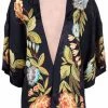 ETRO poncho oversize à fleurs