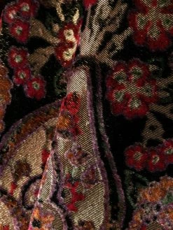 ETRO manteau en velours à fleurs