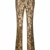 ETRO pantalon métallisé en jacquard