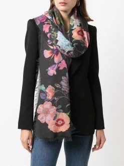 ETRO écharpe à fleurs