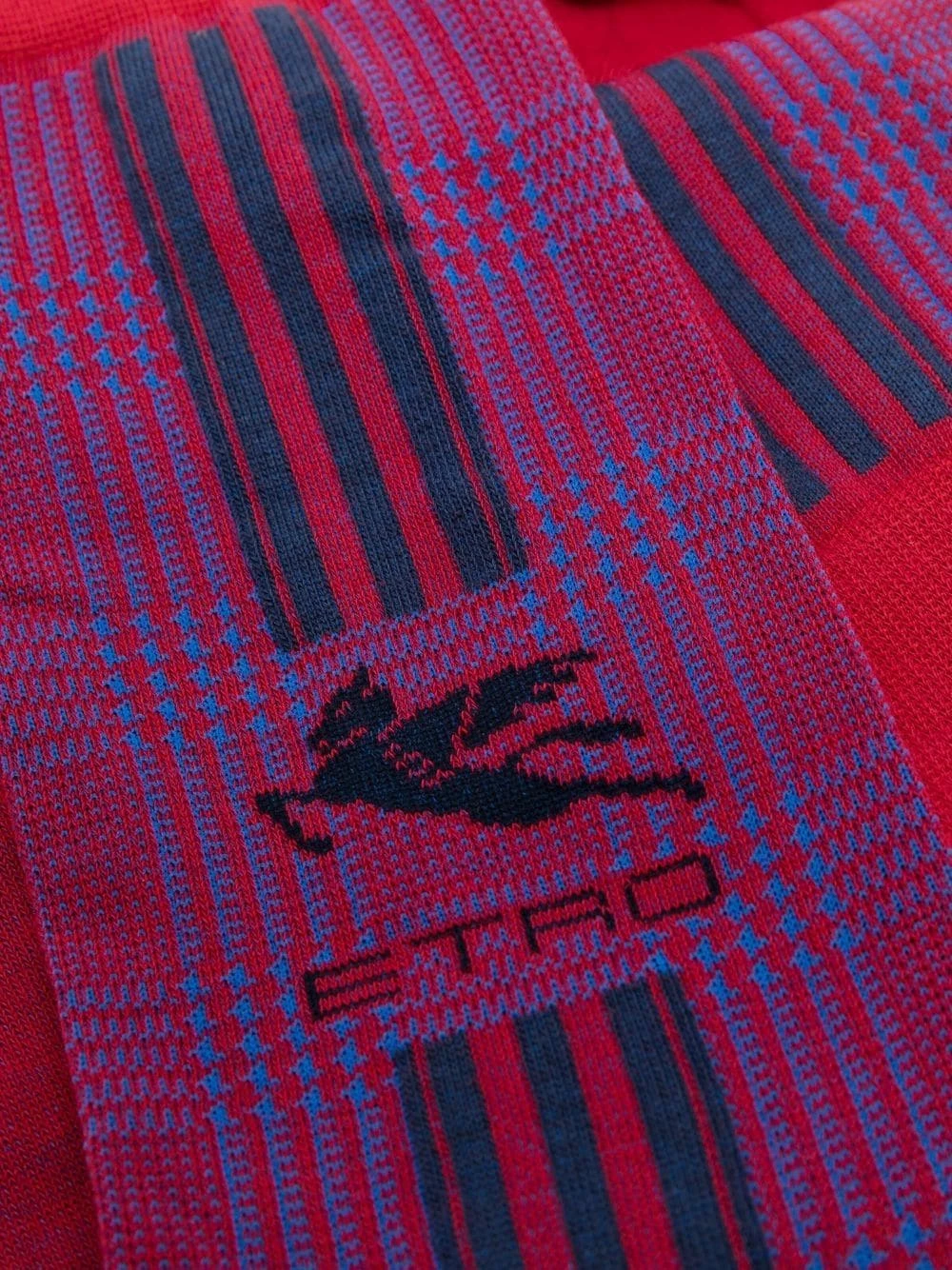 ETRO 50% Off De Vente Chaussettes rayées à logo homme 2 ETRO chaussettes rayées à logo