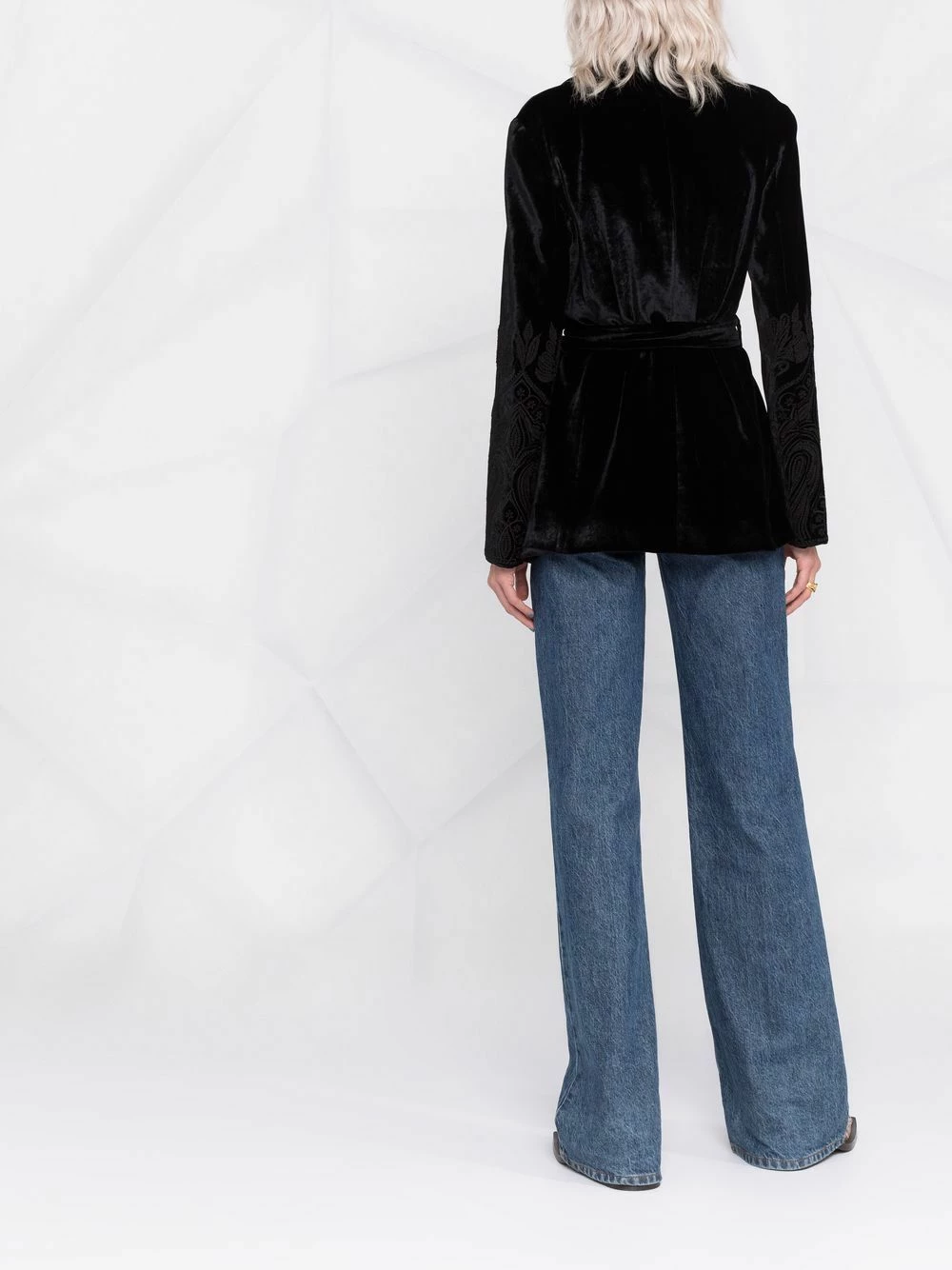 Soldes ETRO Veste brodée à taille nouée blazers femme 6 ETRO veste brodée à taille nouée